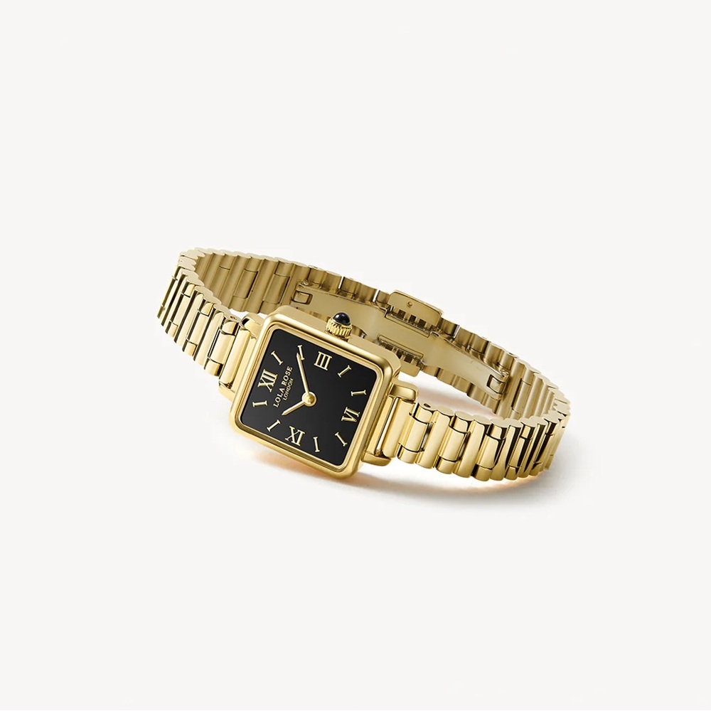 Lola rose golden black onyx watch